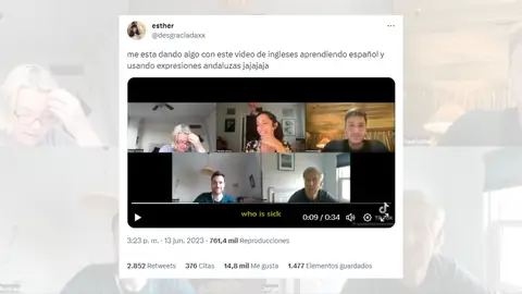 Tuit viral sobre estos estudiantes ingleses. Tuit viral sobre estos estudiantes ingleses.