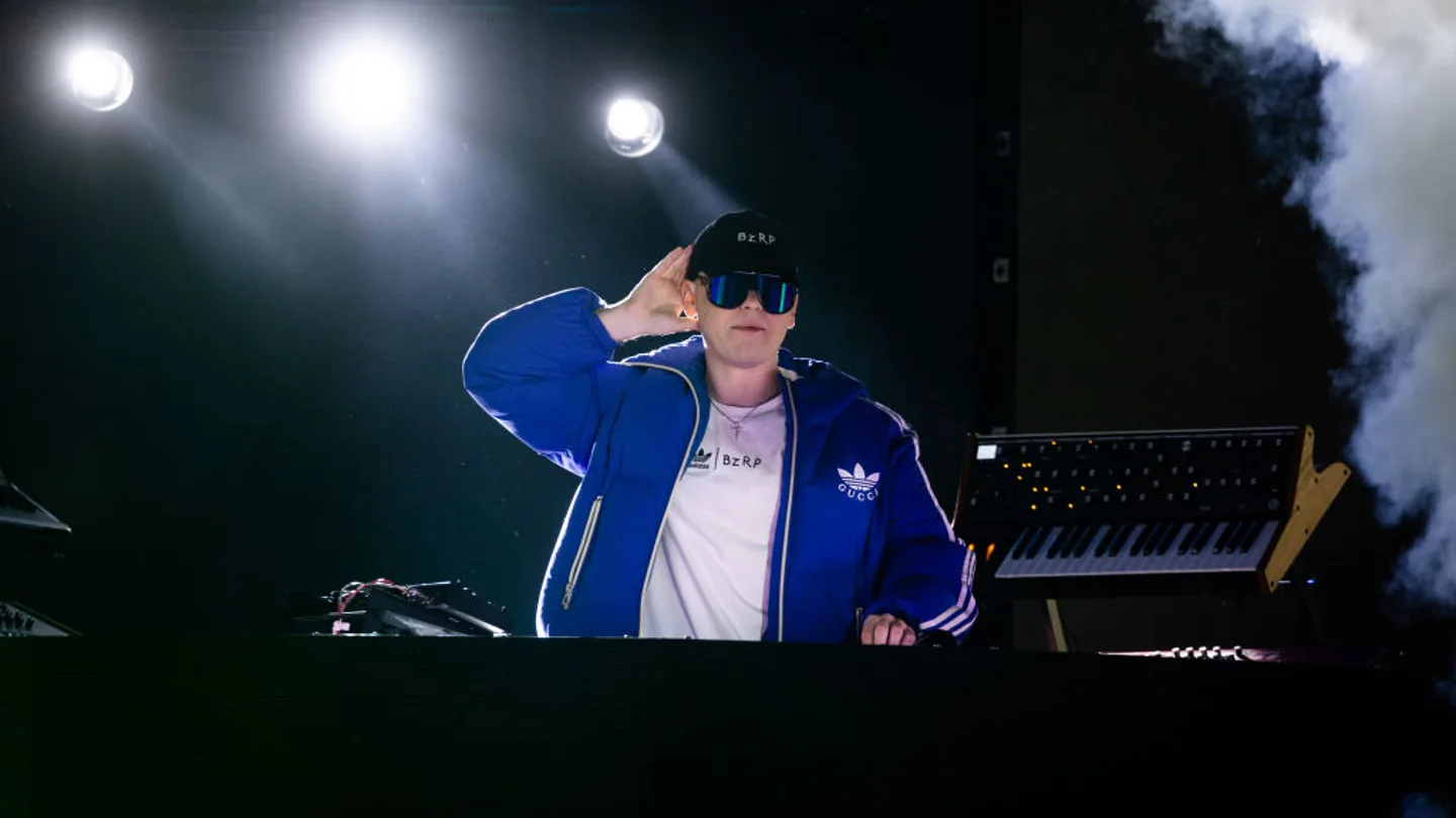 Bizarrap durante un concierto en Buenos Aires Bizarrap durante un concierto en Buenos Aires