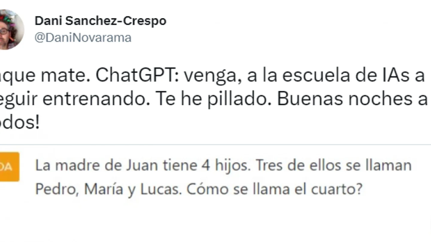ChatGPT no sabe responder ChatGPT no sabe responder