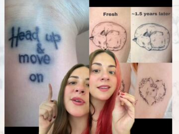 TikTok viral de attesthef sobre los tatuajes finos.