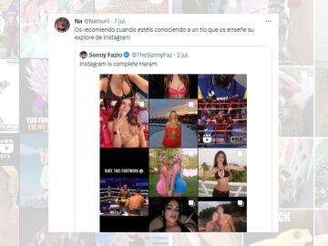 Tuit viral en el que recomienda ver el explore de Instagram de sus ligues.