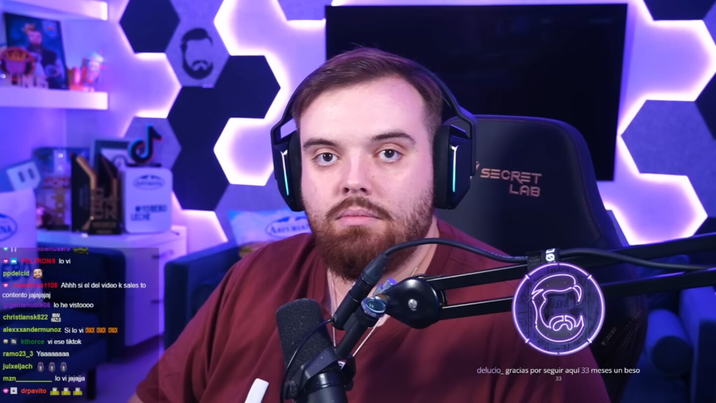 Ibai durante uno de sus streams
