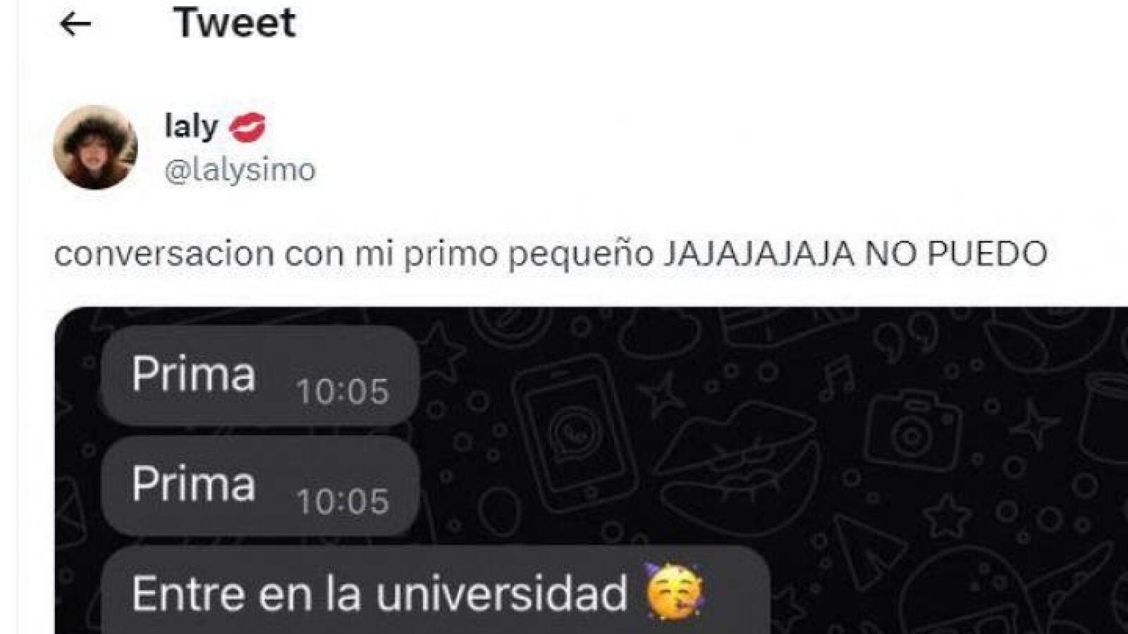 Su primo entra en la universidad y la conversación que tiene con él por WhatsApp es épica: 