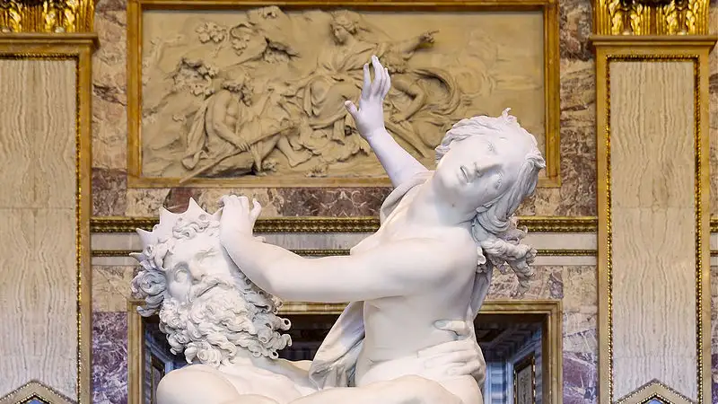 El rapto de Proserpina, escultura de Bernini