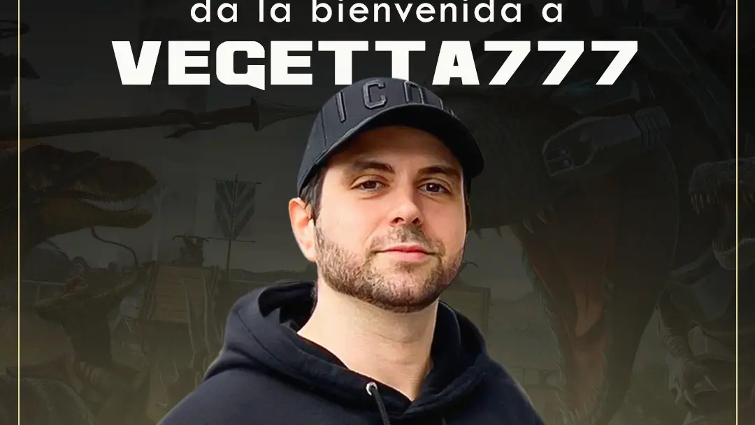 Cartel que anunció la participación de Vegetta777 en el DEDsafío Ark