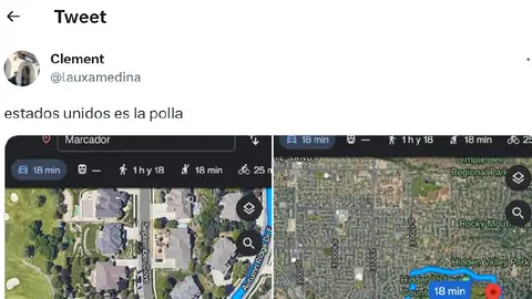 Captura del tuit de @lauxamedina Captura del tuit de @lauxamedina