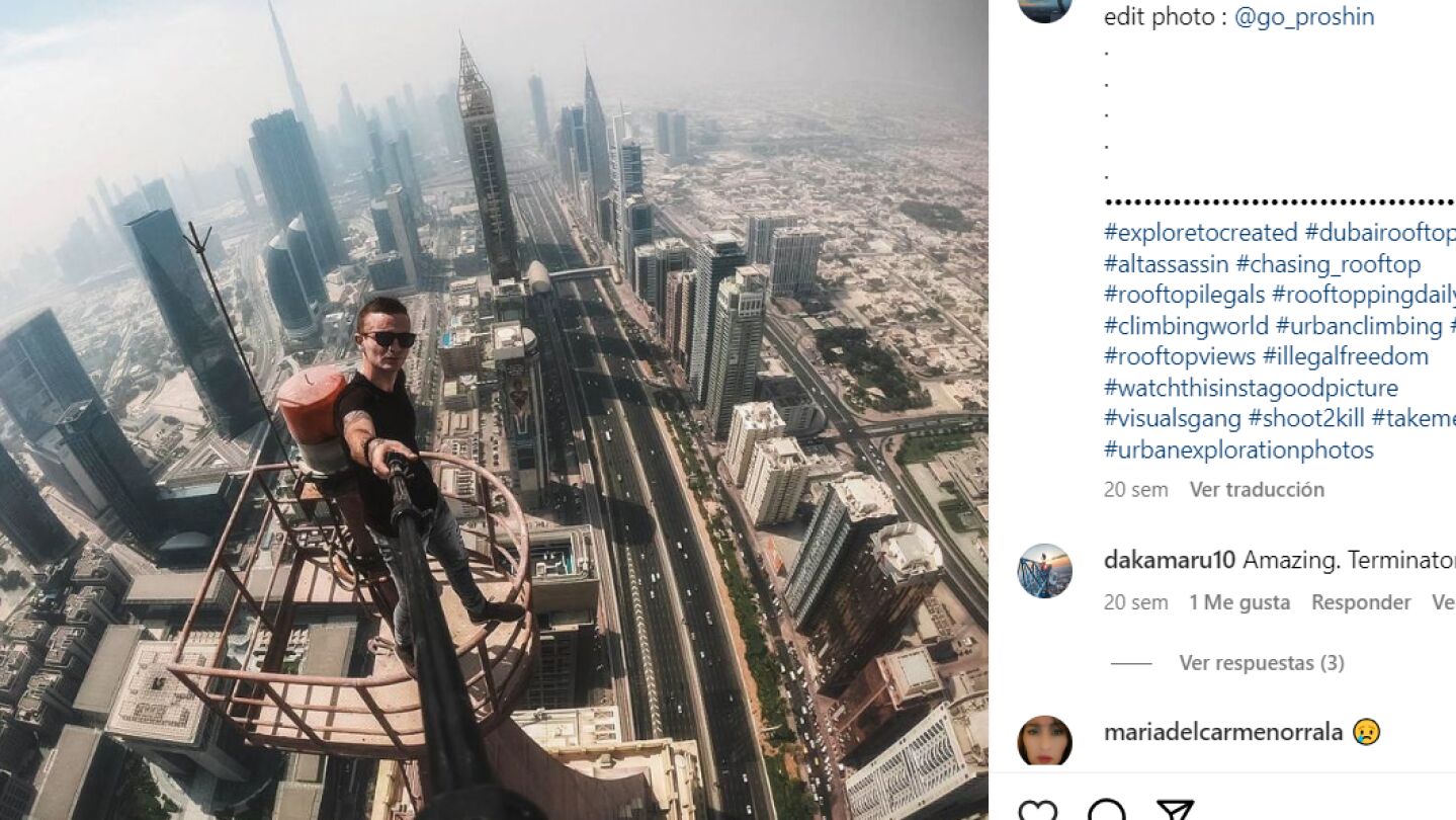 Remi 'Enigma' Lucidi en uno de sus posts.