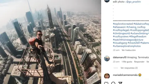 Remi 'Enigma' Lucidi en uno de sus posts. Remi 'Enigma' Lucidi en uno de sus posts.