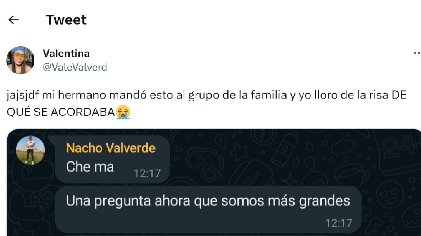 Pantallazo del tuit de @ValeValverd