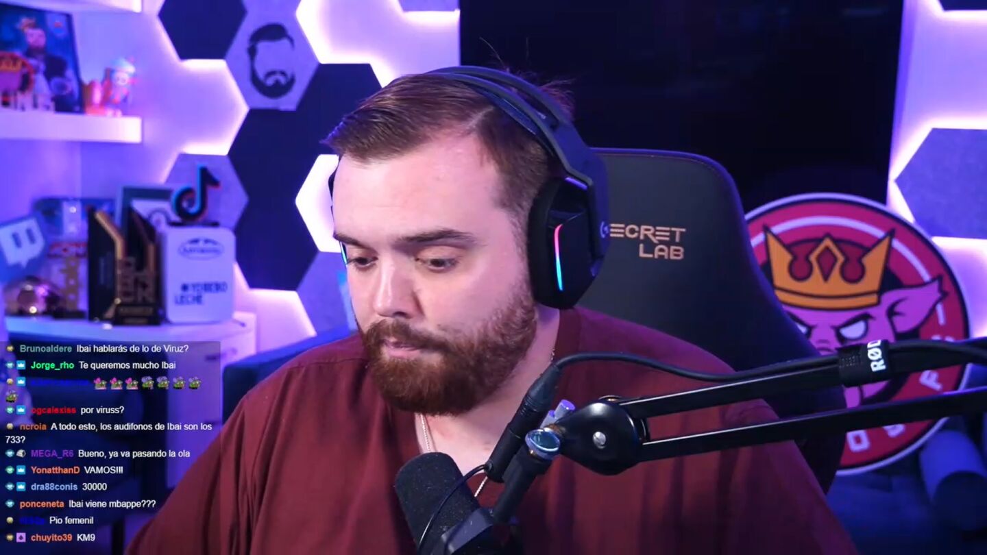 Ibai en su stream.