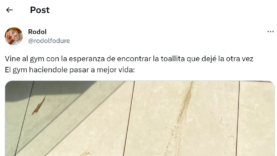 Pantallazo del tuit de @rodolfodure Pantallazo del tuit de @rodolfodure