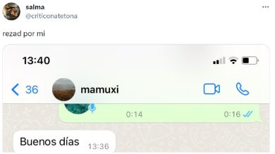 Hace una fiesta en casa y la conversación de WhatsApp con su madre es épica: 