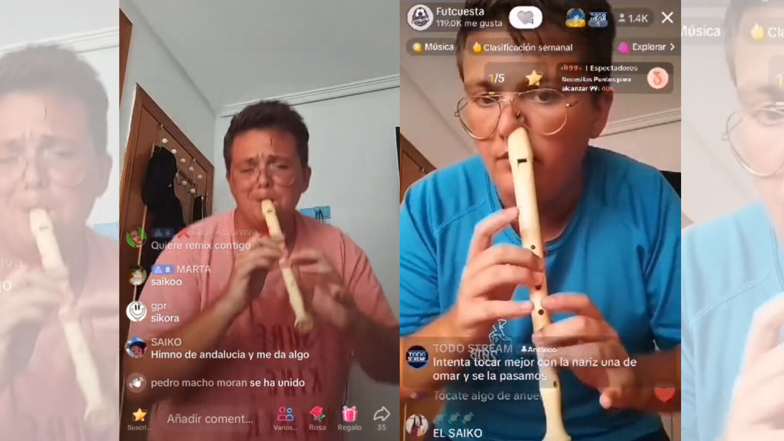 Futcuesta, el chico que toca la flauta dulce en TikTok y que ha conquistado a Saiko y Omar Montes