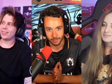 ElRubius, TheGrefg y Mayichi en stream.