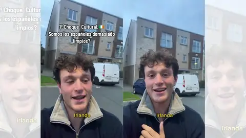 TikTok en el que Nacho habla sobre su choque cultural en Irlanda. TikTok en el que Nacho habla sobre su choque cultural en Irlanda.