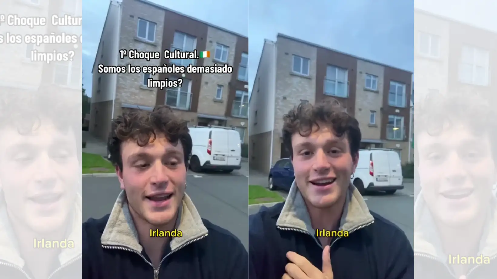TikTok en el que Nacho habla sobre su choque cultural en Irlanda.