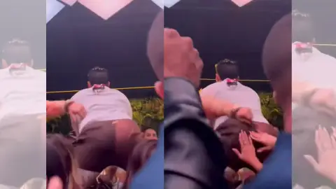 Bad Bunny perreando. Bad Bunny perreando.