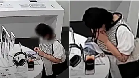 Roba un iPhone con los dientes Roba un iPhone con los dientes