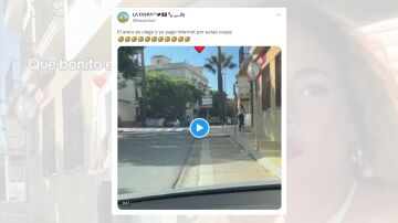 Vídeo viral de una pareja que presenta un momento digno de un sketch humorístico.