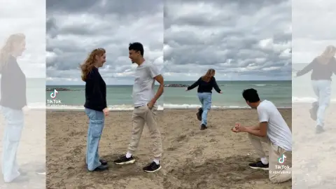 El vídeo de la pedida de mano. El vídeo de la pedida de mano.