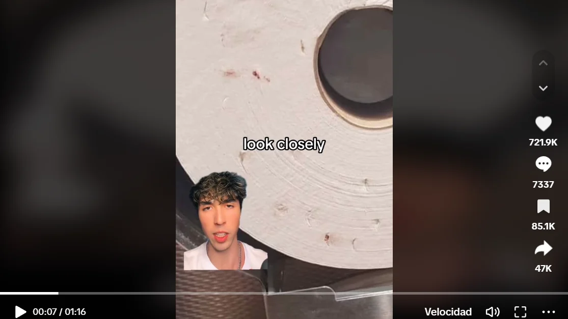 Pantallazo del tiktok de @dane_jones Pantallazo del tiktok de @dane_jones