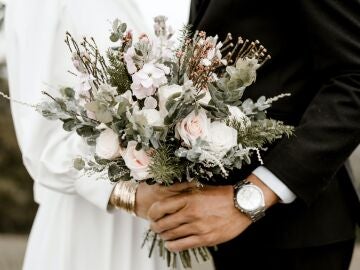 Ramo de flores en una boda