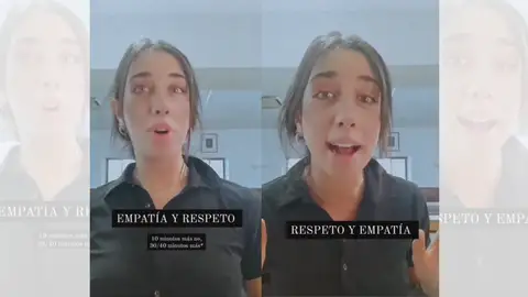 Hostelera frustrada por la falta de respeto y empatía de los clientes. Hostelera frustrada por la falta de respeto y empatía de los clientes.