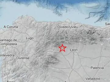 Imagen del terremoto registrado en Le&oacute;n