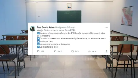 Un profesor cuenta esta indignante historia real que ocurrió en un colegio Un profesor cuenta esta indignante historia real que ocurrió en un colegio