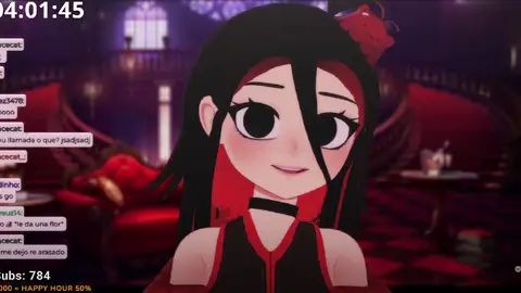 Nimu durante uno de sus streams. Nimu durante uno de sus streams.