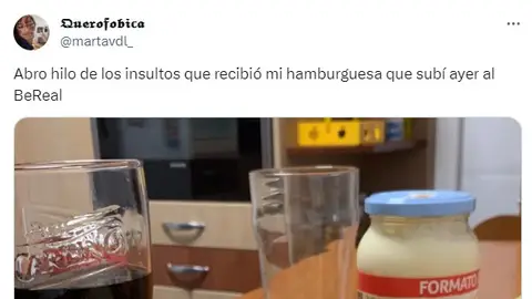 Publica una foto de la hamburguesa que ha preparado y las críticas son crueles Publica una foto de la hamburguesa que ha preparado y las críticas son crueles