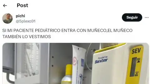 El emocionante gesto que tiene un médico con los muñecos de los niños en su hospital El emocionante gesto que tiene un médico con los muñecos de los niños en su hospital
