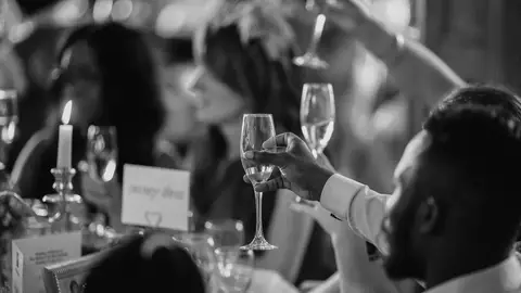 Foto de archivo de una boda Foto de archivo de una boda