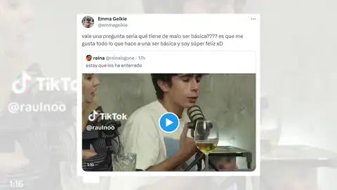 Tuit viral sobre un TikTok que critica los gustos mainstream. Tuit viral sobre un TikTok que critica los gustos mainstream.