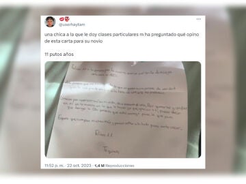 La carta de amor.