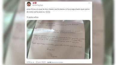 La increíble carta de amor que esta niña de 11 años le dio a su novio por su cumpleaños