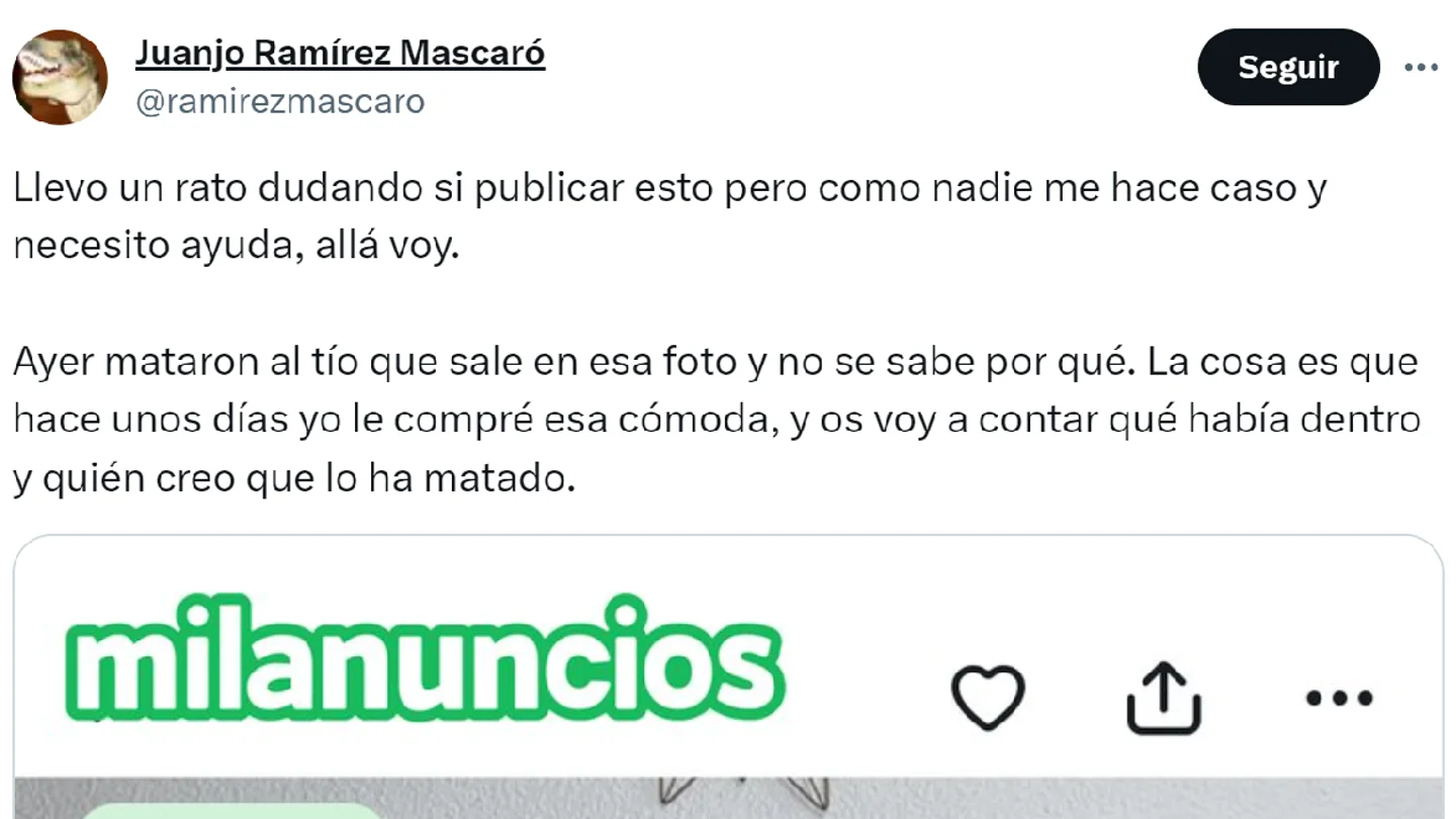 Pantallazo del tuit de @ramirezmascaro Pantallazo del tuit de @ramirezmascaro