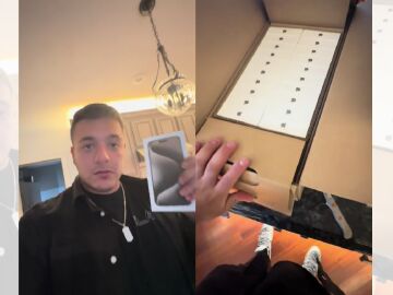 TikTok viral en el que un chico recibe por error un paquete de Apple valorado en 100.000 d&oacute;lares.
