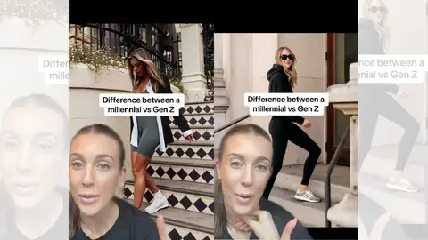 TikTok viral sobre la diferencia entre los millennials y la generación Z. TikTok viral sobre la diferencia entre los millennials y la generación Z.