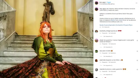 Asistente al baile de Velaris comparte su look en Instagram Asistente al baile de Velaris comparte su look en Instagram