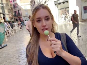 Lluna Clark durante uno de sus streams.