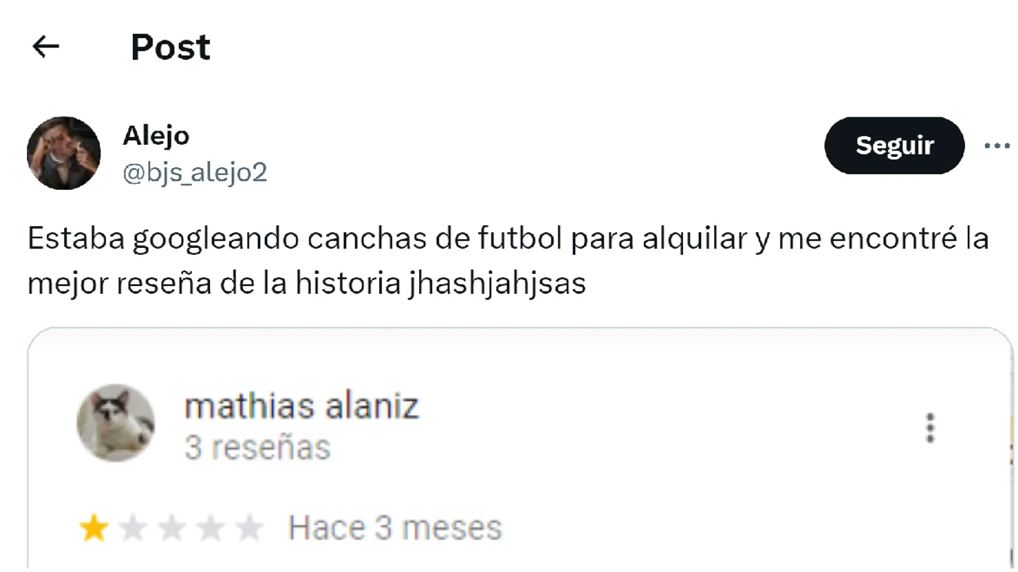 Pantallazo del tuit de @bjs_alejo2 Pantallazo del tuit de @bjs_alejo2