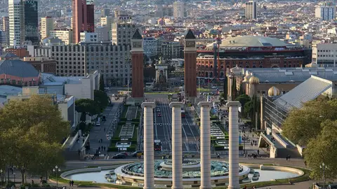 Plaça Espanya, Barcelona. Plaça Espanya, Barcelona.