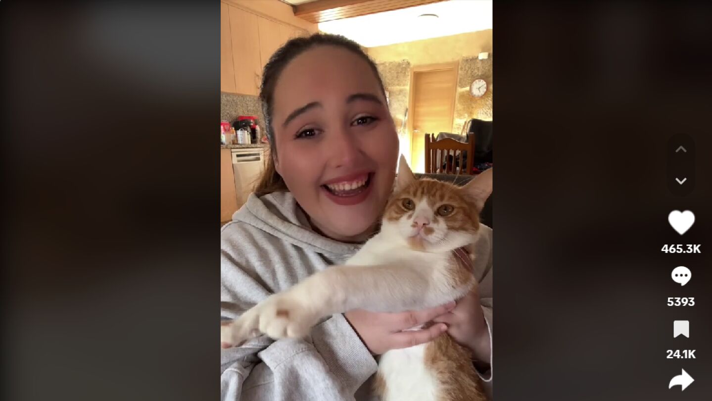 Pantallazo del tiktok de @ceciliaraaujo2