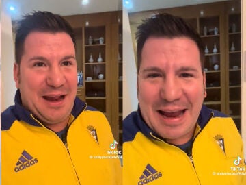 Lucas en uno de sus v&iacute;deos de TikTok.