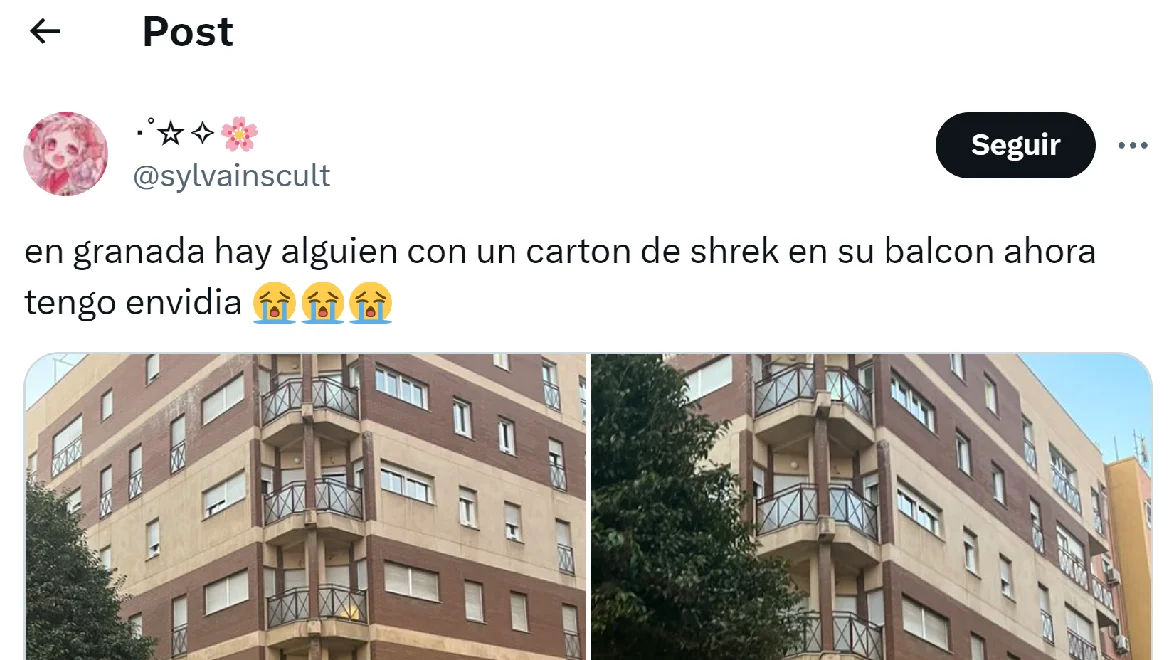 Pantallazo del tuit de @sylvainscult Pantallazo del tuit de @sylvainscult