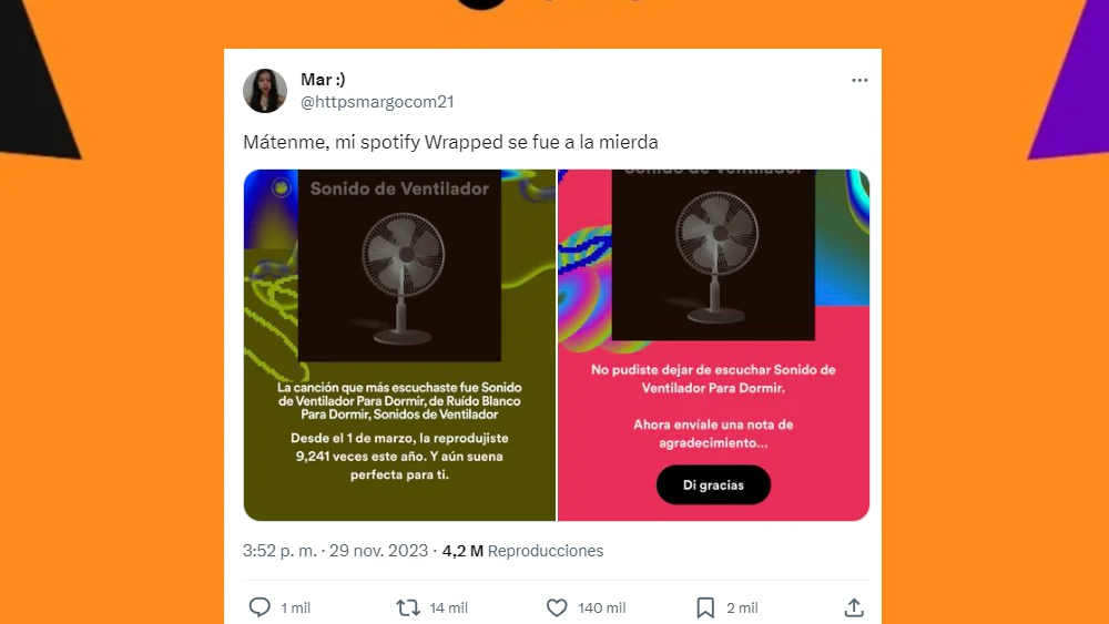 Los mejores memes del Spotify Wrapped 2023 Los mejores memes del Spotify Wrapped 2023