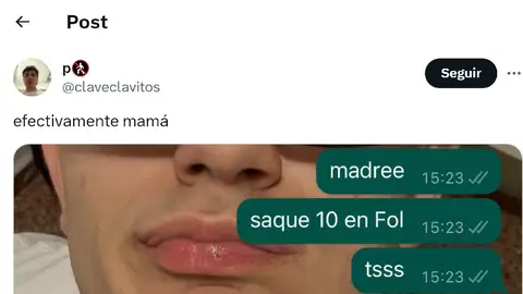 Pantallazo del tuit de @claveclavitos Pantallazo del tuit de @claveclavitos