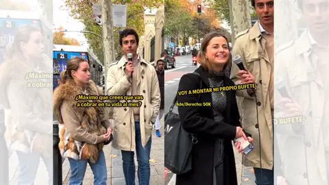 TikTok viral sobre el dinero que creen que ganarán estos universitarios. TikTok viral sobre el dinero que creen que ganarán estos universitarios.