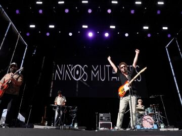 Actuación de la banda de indie rock Niños Mutantes, en una imagen de archivo